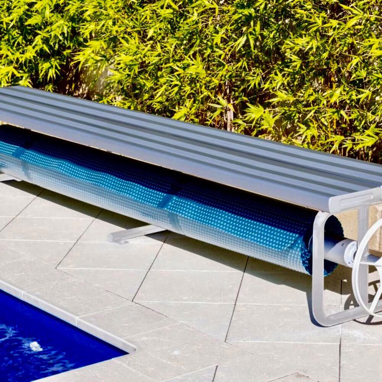 aqua splash pro above ground pool solar cover reel system